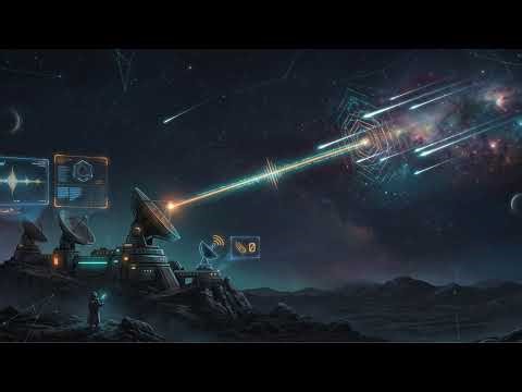 🔴 24/7 Sci-Fi Space Ambience | Real Meteor Echoes & Cosmic Ghosts (Live Scatter)