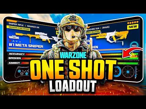 the BEST *BROKEN* META LOADOUT in Warzone after the NEW UPDATE! (Best DRAVEC Class Setup)