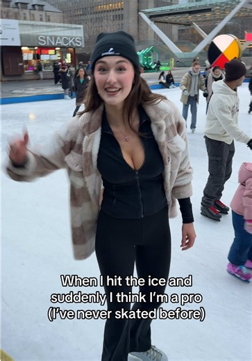 Rachel Pizzolato's First Time on Ice Skating