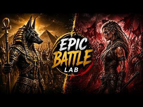 100,000 ANUBIS vs 150,000 BARBARIANS – GODS vs SAVAGES! 😱 Who Wins? (UEBS2)