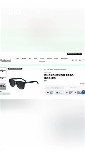 Anti-AI sunglasses from DuckDuckGo and Knockaround sell out after viral campaign