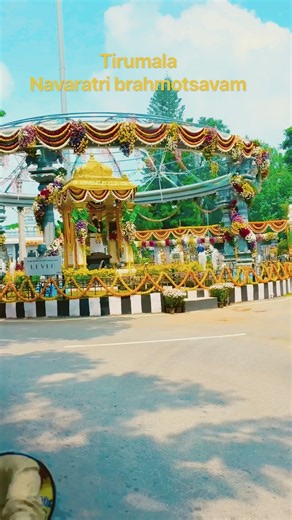 Tirumala Navaratri Brahmotsavam #tirumala #checkpoint #decaration #flowers #govinda #ttd