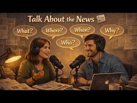 Talk about the news | The 5W Formula | English speaking Practice | Learn english