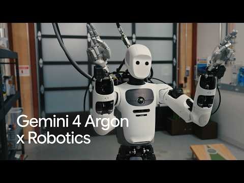 Teaching a humanoid robot to play cornhole with Gemini 4 Argon