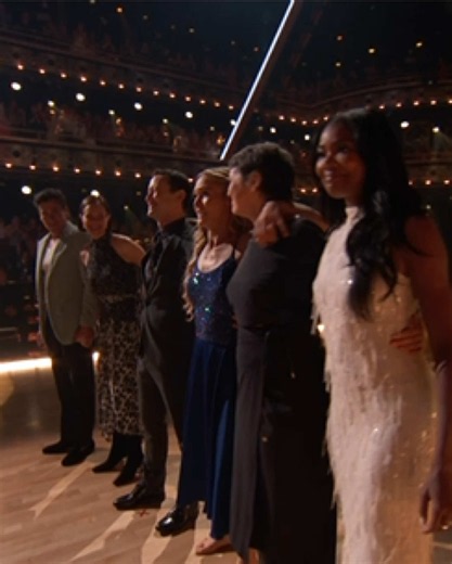 Julia Stiles and pro Ezra Sosa perform a Contemporary to “Can’t Take My Eyes Off You” by Frankie Valli. #DWTS #DedicationNight