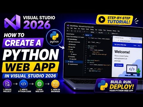 Create Your First Python Web App in Visual Studio 2026