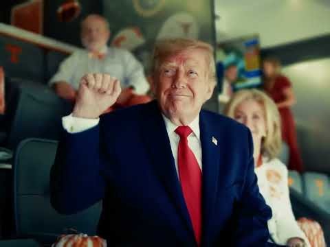 President Trump Attends the Texas vs. Tennessee Football Game: Postcard Edition