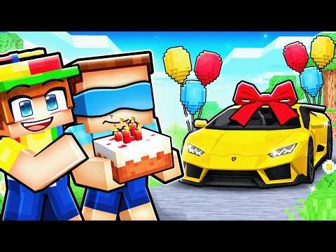 Surprising Gooby with DREAM BIRTHDAY in Minecraft!