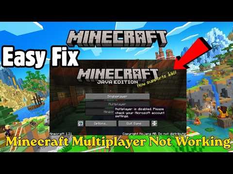How To Fix Minecraft Multiplayer Not Working [Easy Fix]