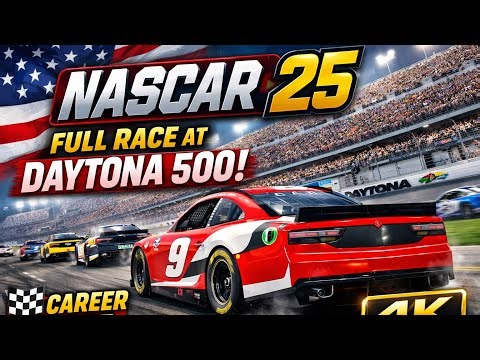 NASCAR 25 Gameplay – Full Race at Daytona 🏁 | Ultra Realistic NASCAR Racing (4K)