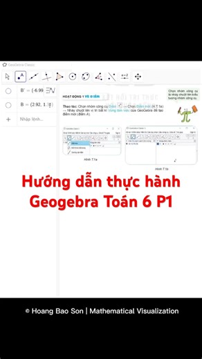 Hướng dẫn thực hành Geogebra Toán 6 P1 #thuchanh #geogebra #toan6 #p1