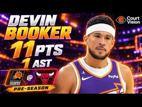 Devin Booker - 11 Points, 1 Assist vs Bulls - 2026-27 Preseason