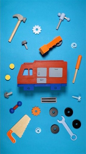 BUILD A TRUCK! 🛻🔧 Help Blippi Find All the Vehicle Parts! #ToyTrucks #EasyCrafts #Blippi