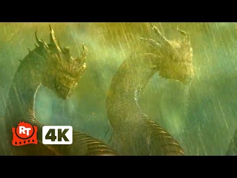 Godzilla: King of the Monsters (2019) 4K - Godzilla vs. Ghidorah Rematch (7/10) | Movieclips