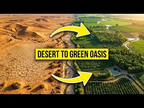 How Israel is Reforesting the Desert into a Green Forest Farmland Oasis