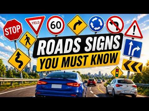 Important Road Signs Every Good Driver Needs To Know | Learn Driving With Joy