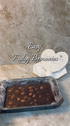 Easy fudge brownies recipe , you will fall in love with 🤎✨ #brownie #choco #viral #fyp #chocolate