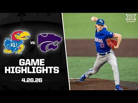 Kansas vs. Kansas State Highlights (4.26.26) | 2026 Big 12 Baseball