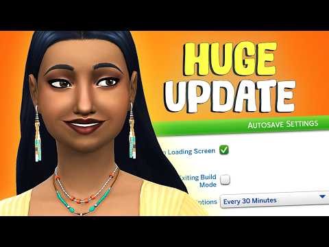 Auto Save, New Sims, Memory Boost and MORE in The Sims 4