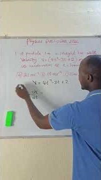 Acceleration vs Velocity Explained in 30 Seconds ⚡ | Physics Made Easy #Shorts