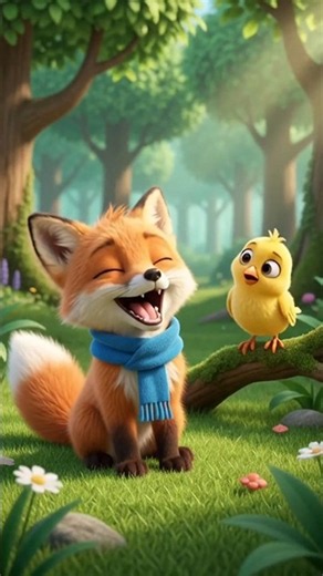 The Little Fox Who Lost His Laugh 🦊😂 | Funny 3D Cartoon Story #Shorts