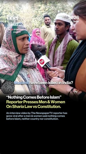 Street Interview Clip Sparks Debate After Man Says “Sharia First” Over Constitution.