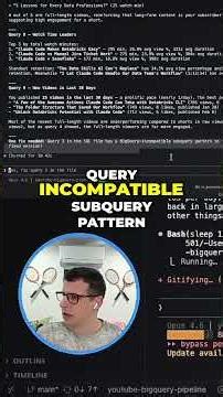 BigQuery Query Validation Made Actually Simple With Claude Code #sql #tutorial