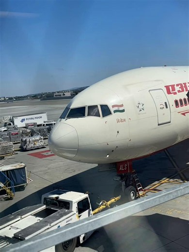 Air India B777-300ER at San Francisco Airport