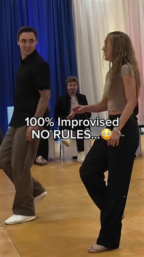 West Coast Swing line dance improv — fire bending gag explained