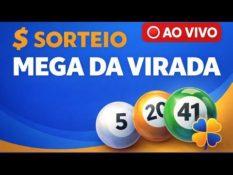 SORTEIO DA MEGA DA VIRADA 2025 🔴 AO VIVO: | PRÊMIO DE R$ 1 BILHÃO 💰🍀 CAIXA LOTERIA AO VIVO