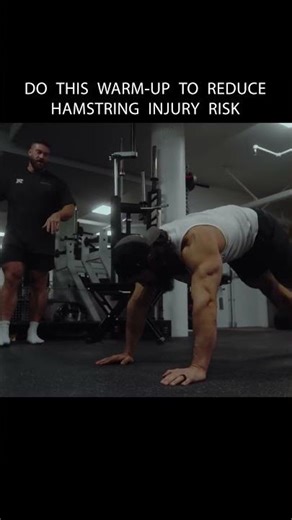 A great warm up for tight hamstrings