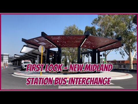 First look at the New Midland Station Bus Interchange