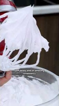 Italian meringue without the stress? Yes please 🤍✨