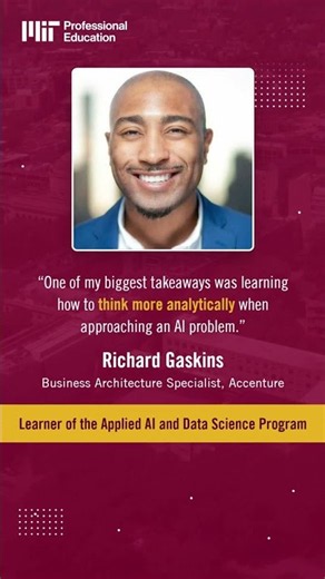 Thinking Analytically About AI: Richard's MIT Applied AI Story