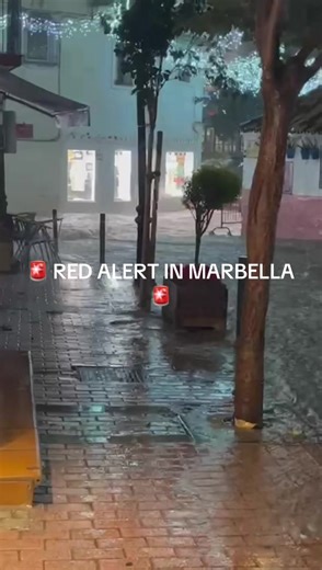 Red Alert in Marbella: Heavy Rain and Flooding Warnings