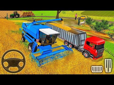 Modern Tractor Farming Driving Simulator 3D #2 - New Tractor Games - Android Gameplay