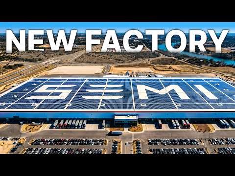What's Inside NEW Giant Tesla Semi Factory? The Exclusive First Look HERE!