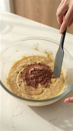🍫🤎 Just 3 Ingredients! Fudgy Peanut Butter Brownies