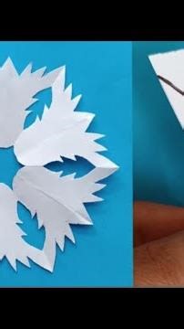 Easy Paper Snowflake ❄️ | How to Make 3D Christmas Snowflakes Step by Step #part285