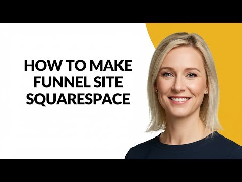 How to Make Funnel Site Squarespace - Julia'sTutorials
