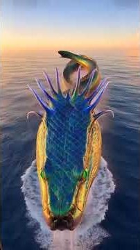 🌊 The Most Mysterious Creature in the Deep Blue Sea! 😳#Ocean #SeaCreature #OceanMystery #DeepSea