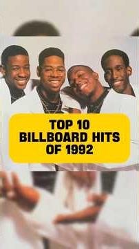 Top 10 Billboard Hits Of 1992 #flashback