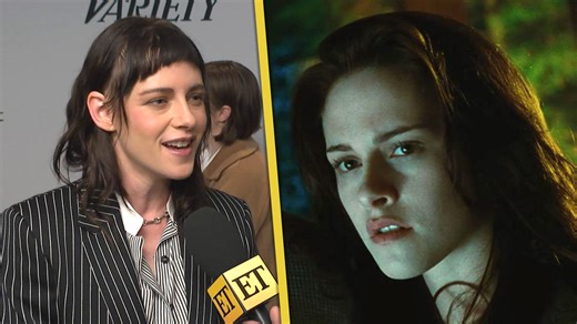 Kristen Stewart reacts to the idea of directing a 'Twilight' remake at the Palm Springs International Film Festival Creative Impact Awards. | Entertainment Tonight