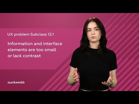 When interface elements are hard to see – UX Problems Class 12.1