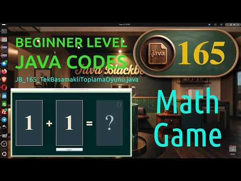 165 | Java Single-Digit Addition Game with Swing
