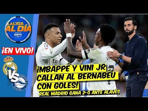 MBAPPÉ y VINÍCIUS JR consiguen la VICTORIA para el REAL MADRID 2-1 ante Alavés | La Liga al Día