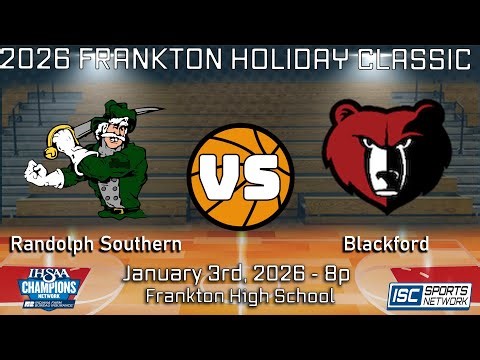 2026 Frankton Holiday Classic Randolph Southern vs. Blackford - 01/03