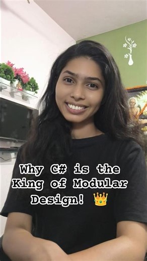 Why C# is the King of Modular Design! 👑 #CSharp #DotNet #ProgrammingTips #SoftwareEngineering