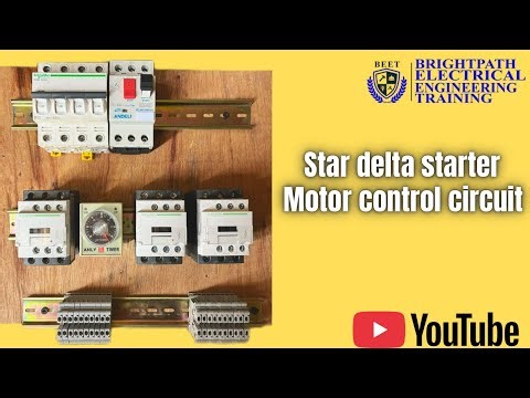 Star-Delta Starter Wiring (Control + Power) Made Easy ⚡