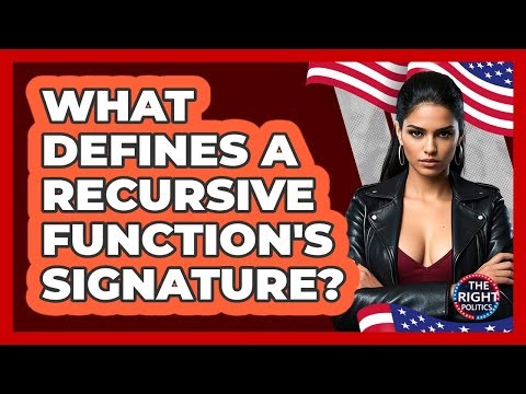What Defines A Recursive Function's Signature?